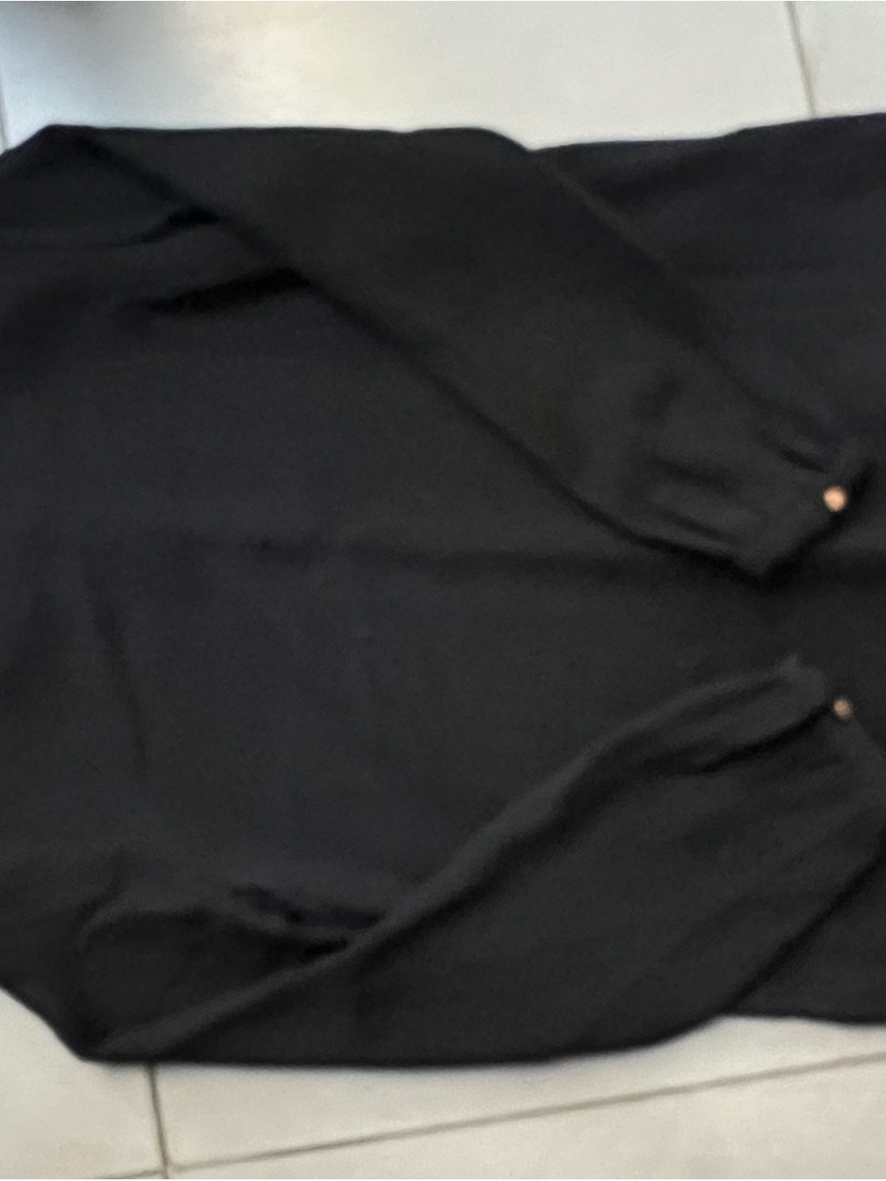 Steven Alan Black Long Sleeve Top